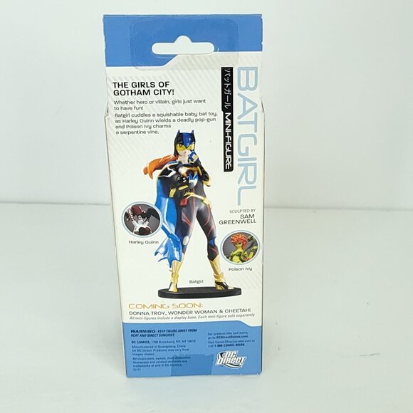 AME-COMI Mini Figures Heroine Series 1 Batgirl PVC Statue Girls Of Gotham - Picture 6 of 6